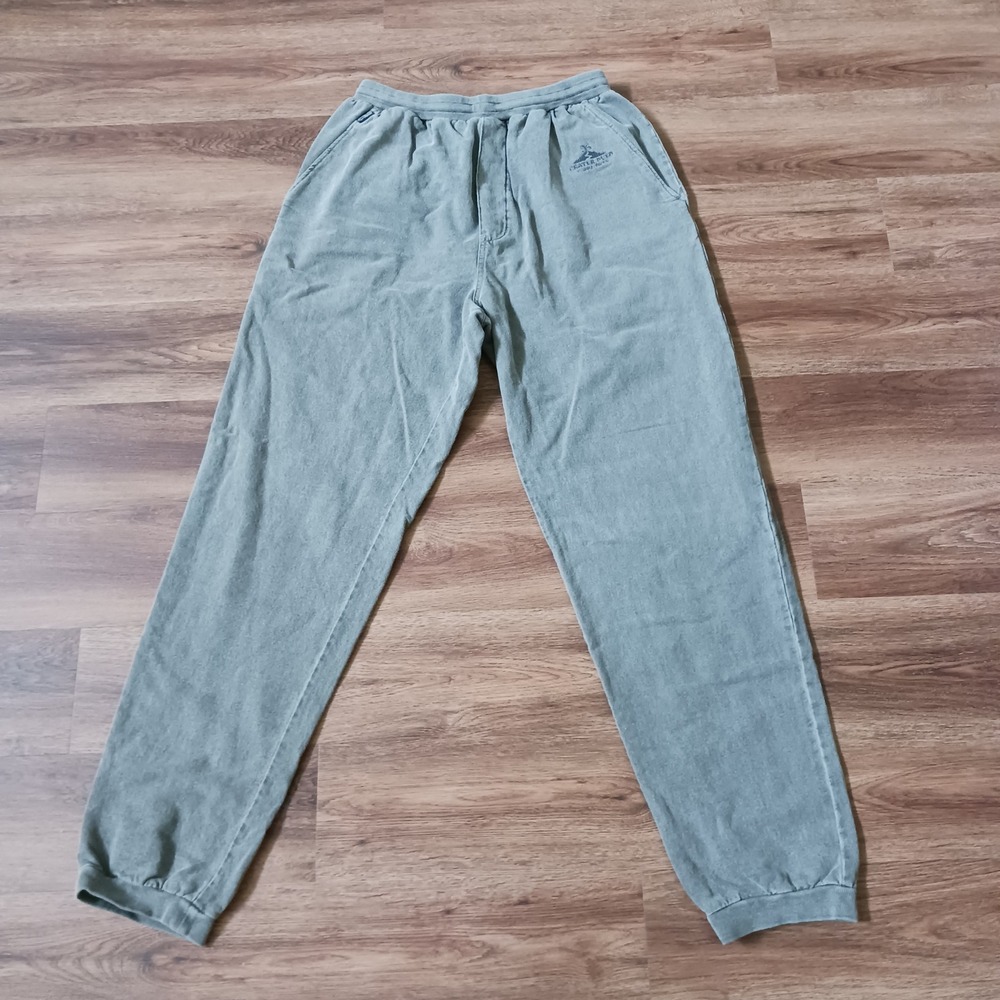 Crazy Shirts Hawaii Crater Dyed Sweatpants Mens XL Gray Cotton Fleece Joggers